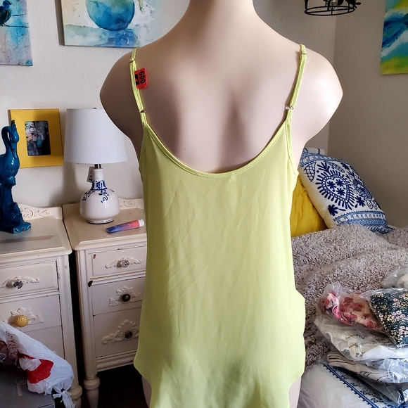 Lush Mini Wrap camisole blouse top with Spaghetti straps - Picture 2 of 8